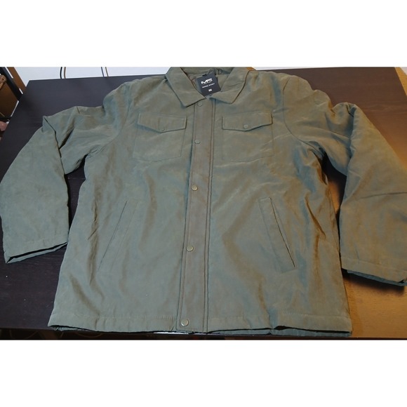 Mack Russo Men's Light Weight Warm Jacket Size XXL - New Sealed Tags Green #382C - Picture 3 of 7